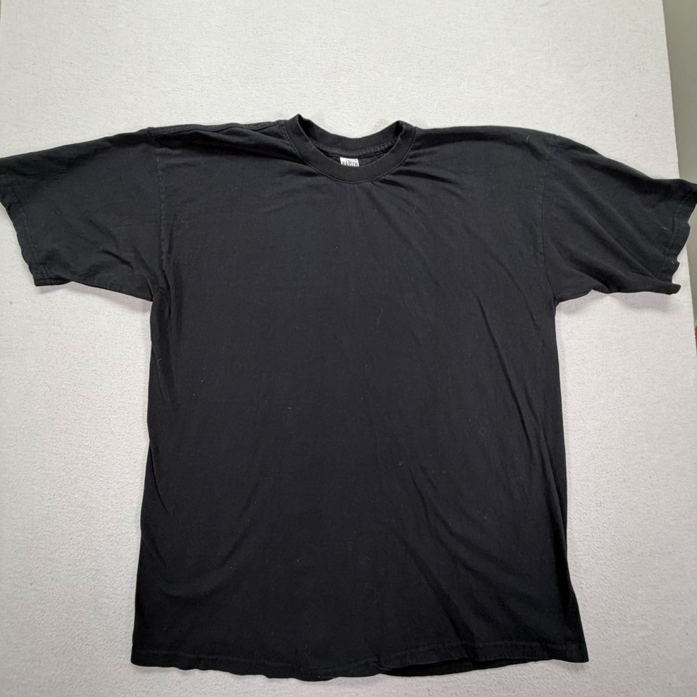 Tanu Harlem Mens T-Shirt Relaxed Black 100% Cotton Short Sleeve 6XL